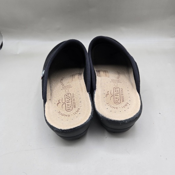 Fly Flot Mules Mesh Clogs Anti Shock Anatomic Slip On Shoe Black Women's 40 US 9 - Picture 4 of 7